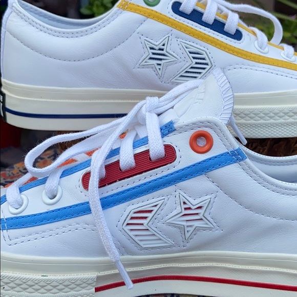 New Converse One Star “Star Player” OX Leather 8 - Picture 13 of 14